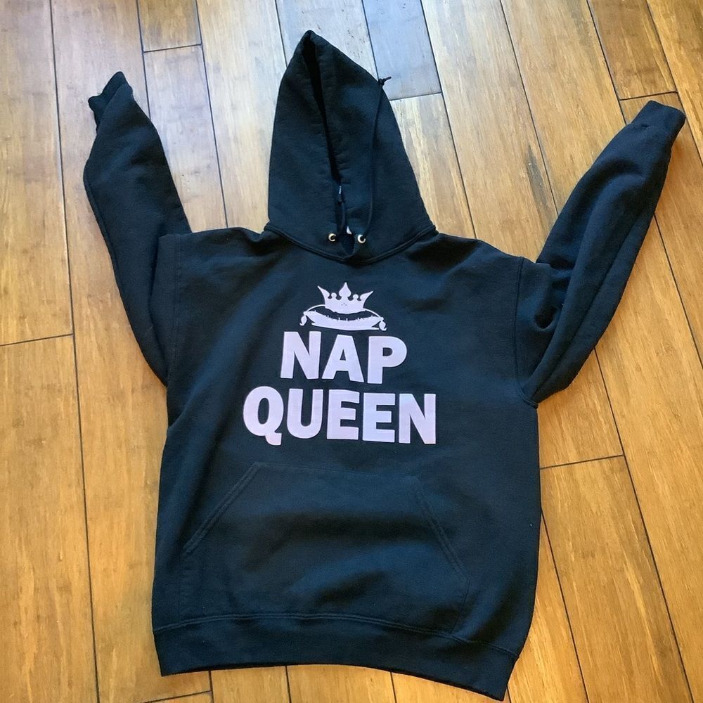 ‎Nap Queen Black Hoodie